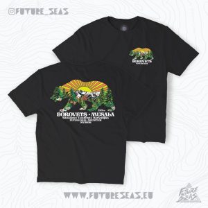 borovets musala bear men's mountain tee black