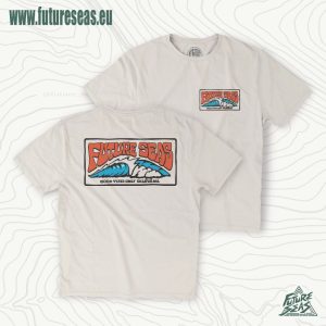 future seas surf art men's tee ivory