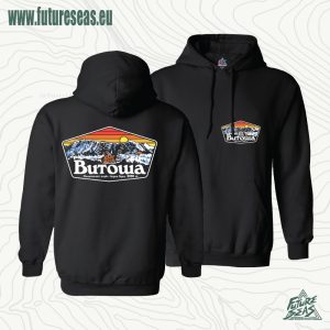 vitosha diamond men's ski hoodie black